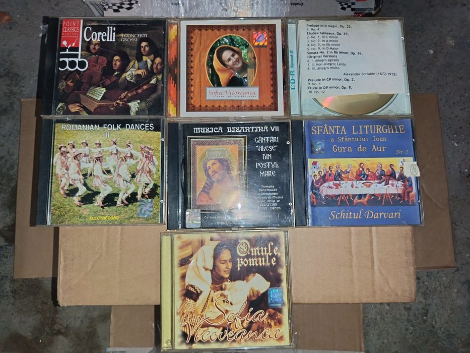 CD muzica diverse. 100 lei lotul sau 3 lei bucata.