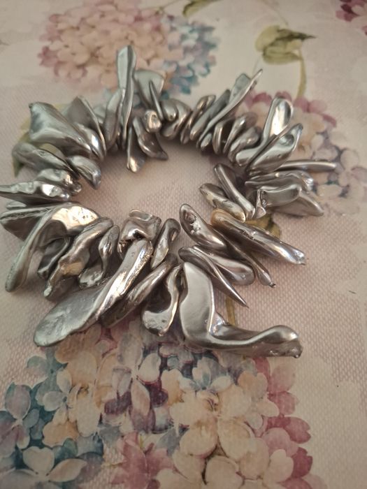 Bratara perle baroc o perla poate avea intre3-5 cm