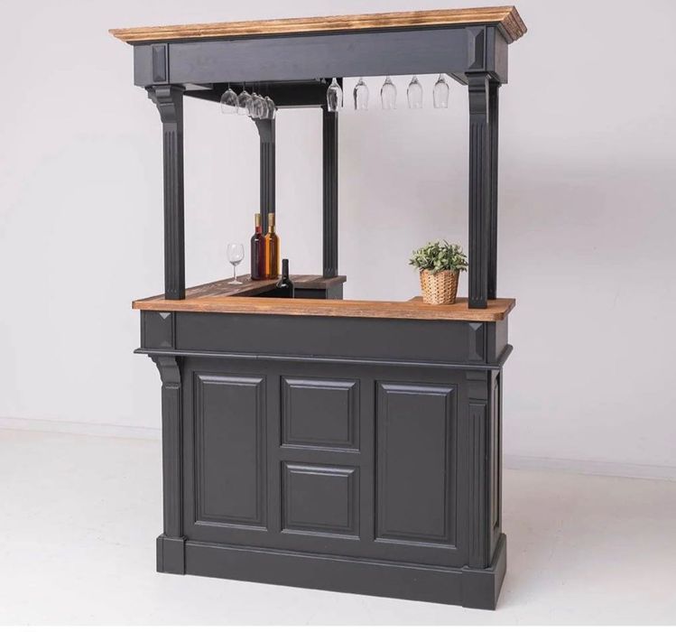 Corp mobilier bar in forma de L