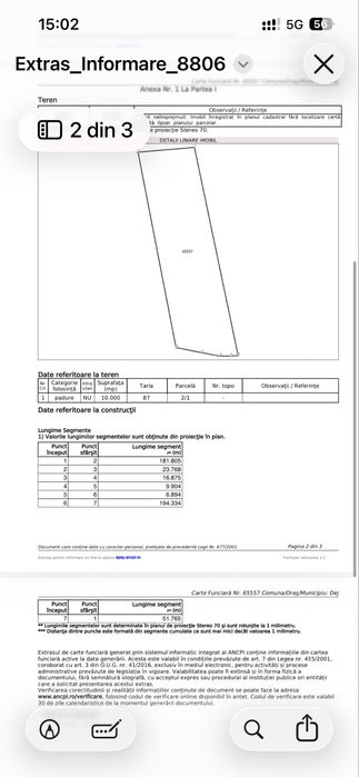 Se vinde 10000 mp Padure