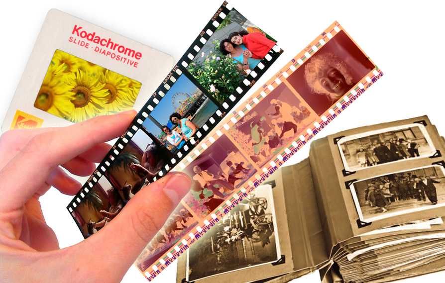 Профессиональная оцифровка фотопленок и слайдов