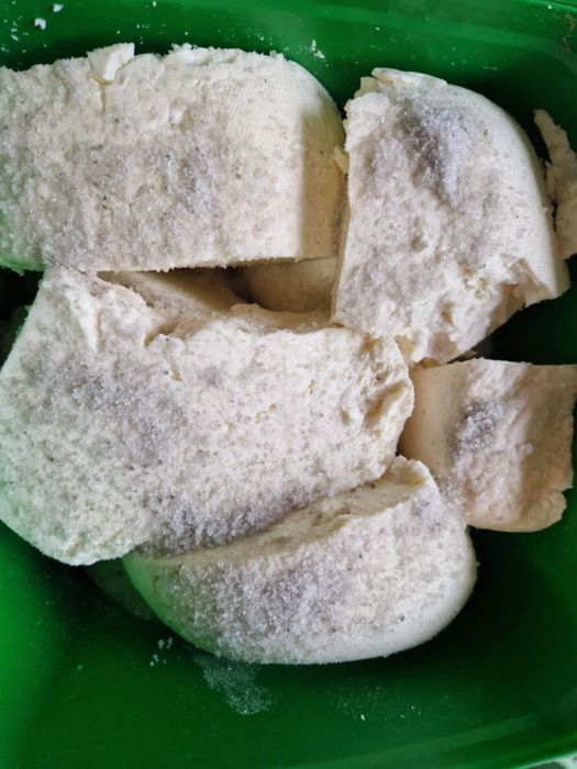 Vnd brânză de vaci bună pusă în zer cu sare cantitate 70kg pusă în găl