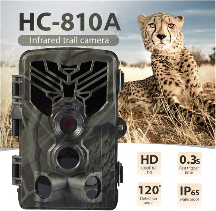 НОВА ТЕСТВАНА ловна камера HC-810A , Full HD1080P, Нощно,  IP66, 20MP