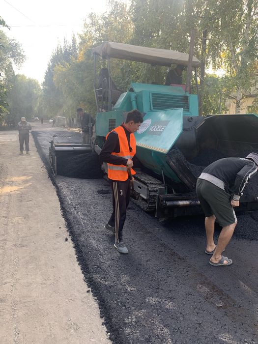 Асфальт Асфальтирование Укладка