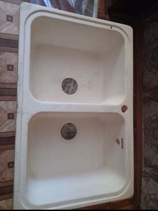 Мойка двойная керамика