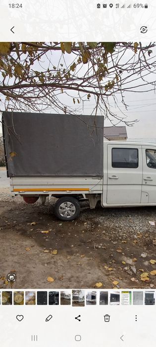 Тент Changan дубль кабина ники