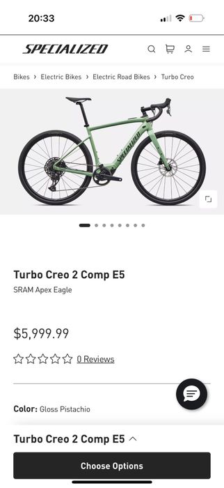 Specialized Creo SL E5 Comp bicicleta electrica gravel 2026 S 57km