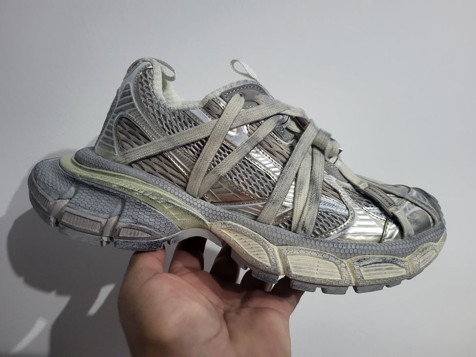 靴 balenciaga 3XL Balenciaga 3XL Panelled Sneakers | Black | FARFETCH RO