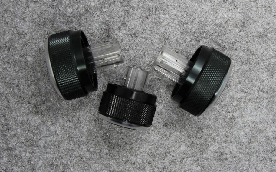 Butoane metalice rotunde aer A/C - VW Golf 5, Passat B6; Octavia 2 etc
