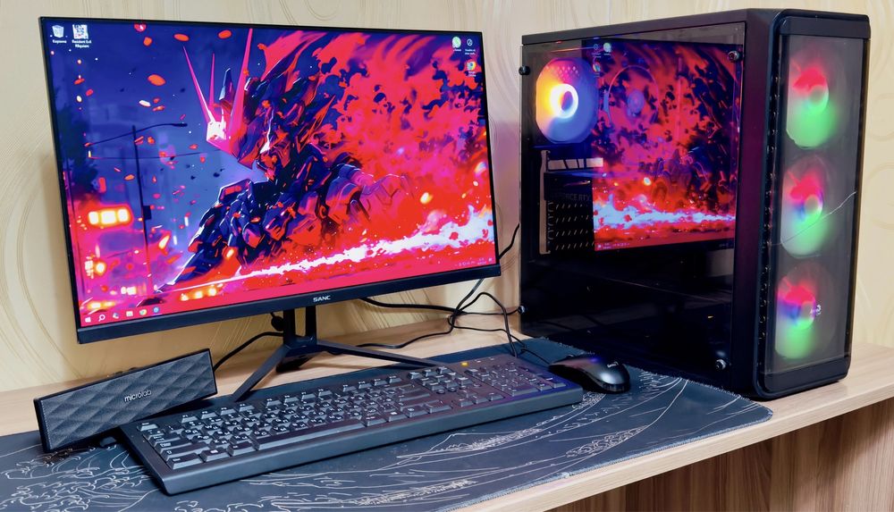 Продам Отличный Игровой Компьютер RTX4060 с Монитором 165 герц