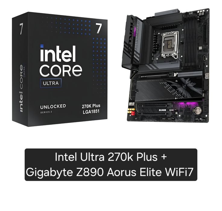 Комбо - Intel Core Ultra 270k Plus / Gigabyte Z890 Aorus Elite WiFi7