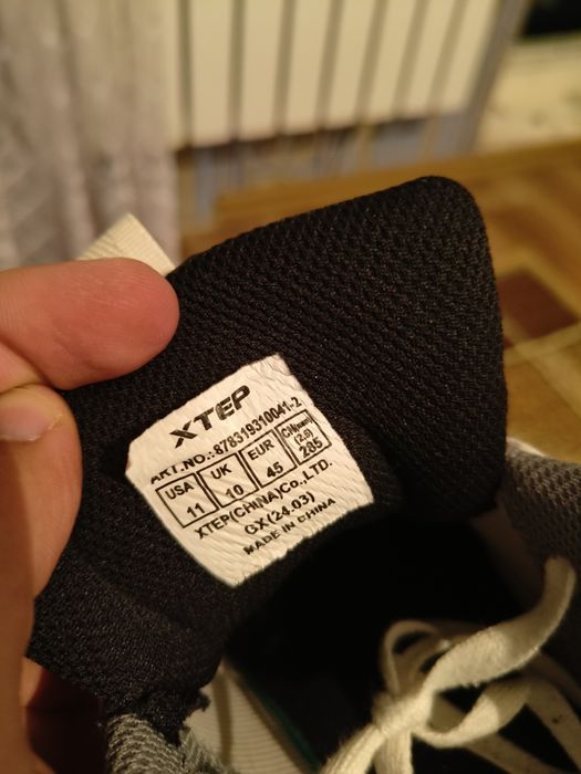 Кроссовки X-tep муж.45р