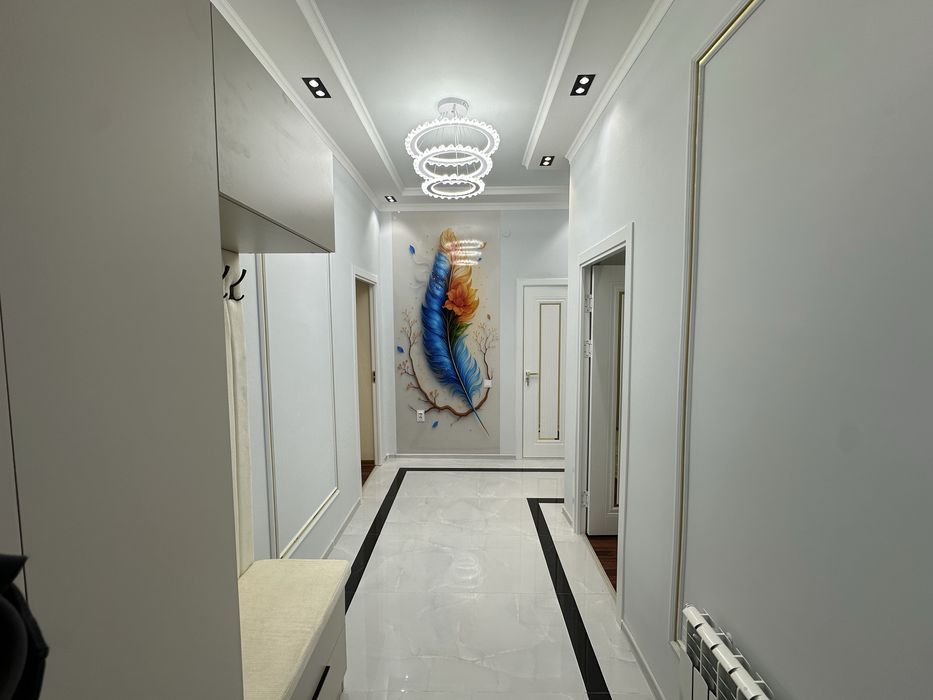 Янги дом 2 Хонали 3- этаж евро ремонт барча жихозлари билан Сотилади