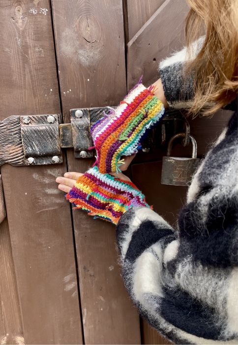 Продам митенки ручной работы