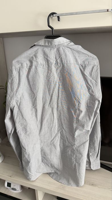 Cămașă HM bărbați S Slimfit Easyiron
