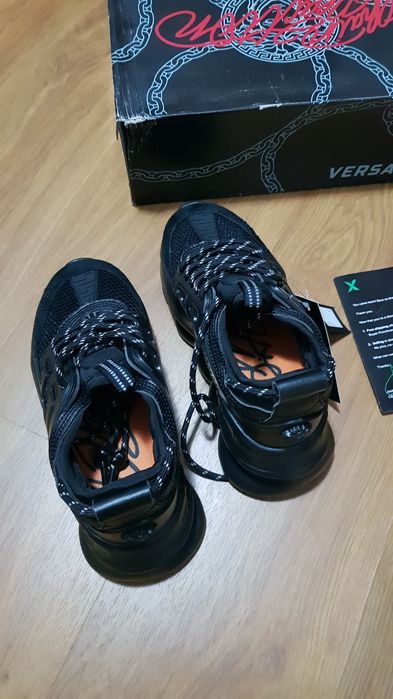Sneakers Versace Chain Reaction Black •STOC 39•Livrare rapidă•