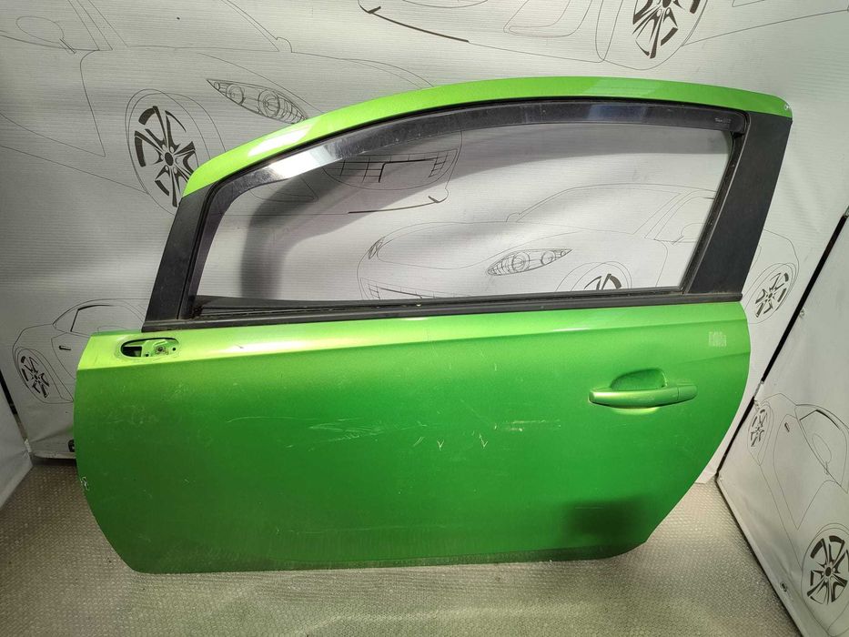 Ușă Față Stânga Opel Corsa E Hatchback Verde Cod Culoare GLE 2015 / [2014-2019] / 1343348 (2A)