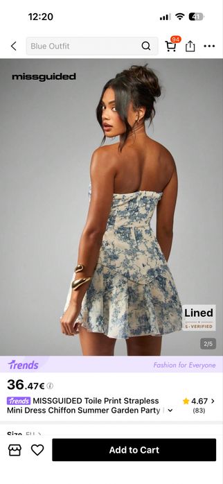 Рокля Missguided Л размер (носена веднъж)