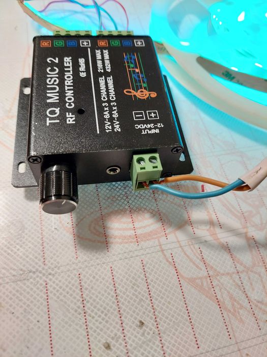 Controler muzical banda LED RGB 18A 216W