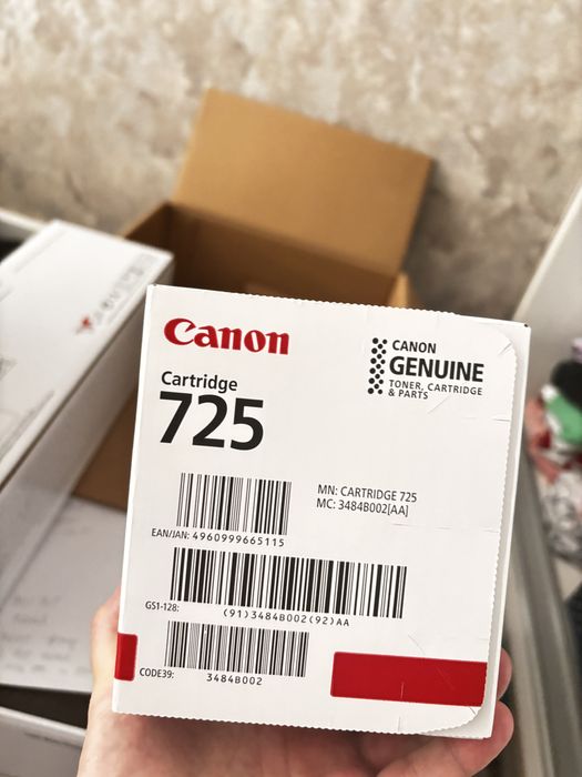 Продам КАРТРИДЖ 725 для принтера Canon
