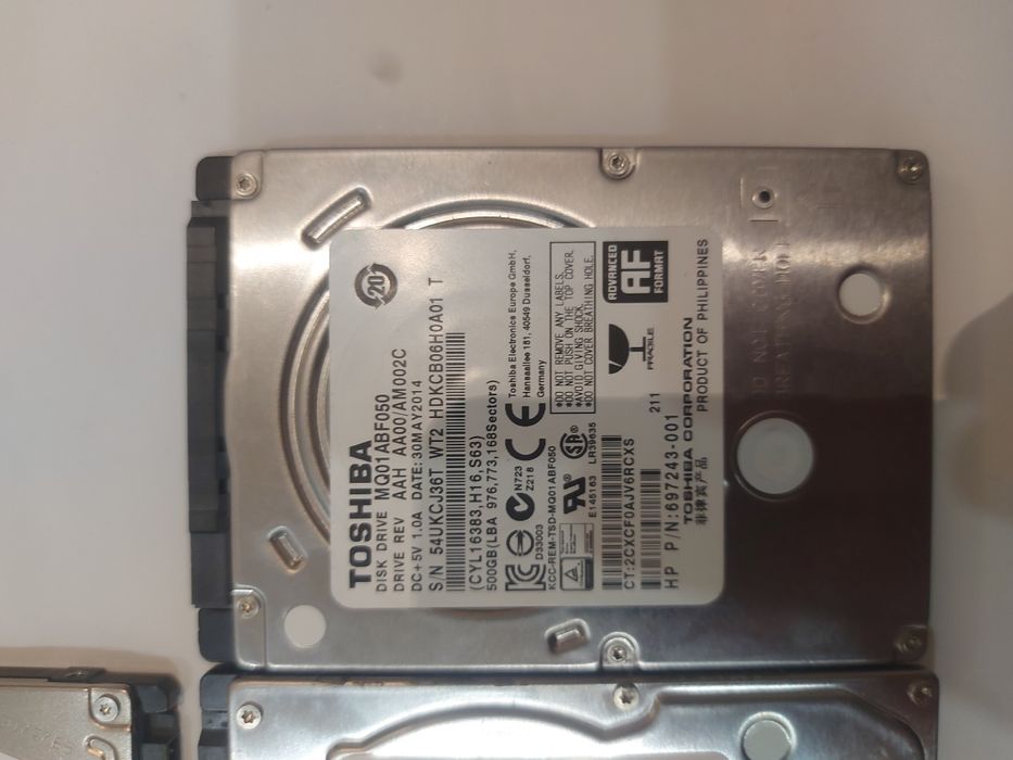 Жесткие диски от 320гб до 1000