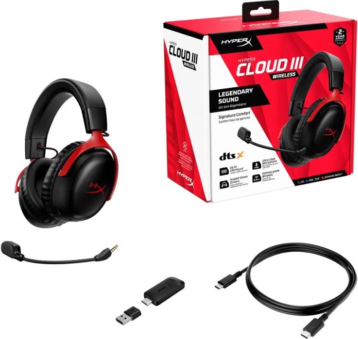 HyperX Cloud 3 Wireless — беспроводные игровые наушники