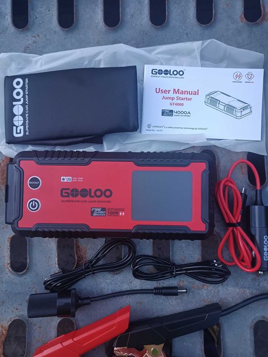 Стартерно устройство бустер jump starter GOOLOO GT4000