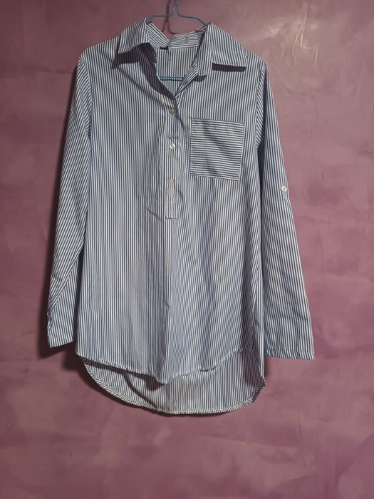 Лятна синьо-бяла риза