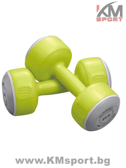 Нови pvc гирички по 1кг,2кг,3кг ,4кг и 5кг / гири / Гумирани дъмбели