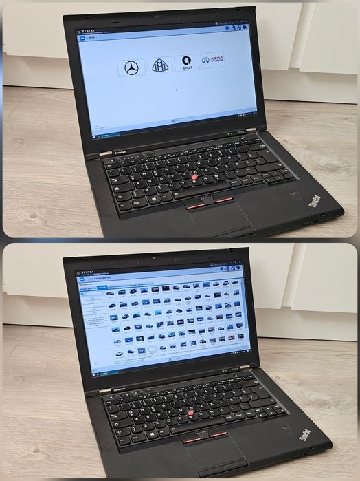 Pachet laptop diagnoza Mercedes XENTRY + interfata passthru