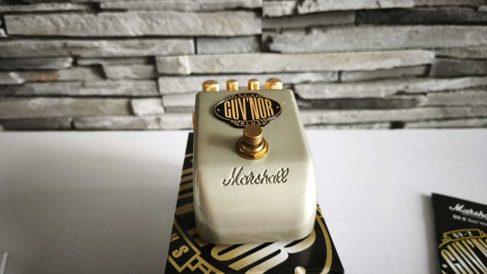 Marshall GV-2 Guv’nor Plus – Pedală Overdrive / Distortion pentru chitare - GARANTIE 1 AN!