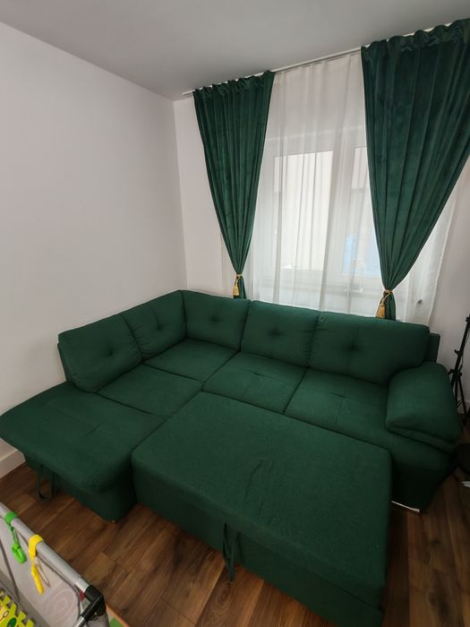 Coltar verde extensibil 245x185