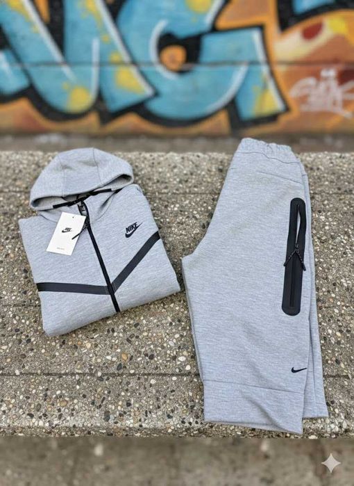 Trening Nike TECH Gri - Set Complet - Bumbac 100%