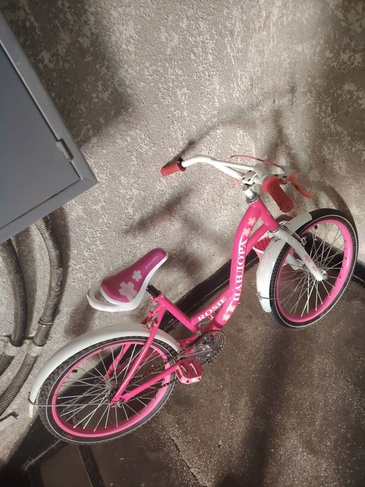 Bicicleta de fete roz