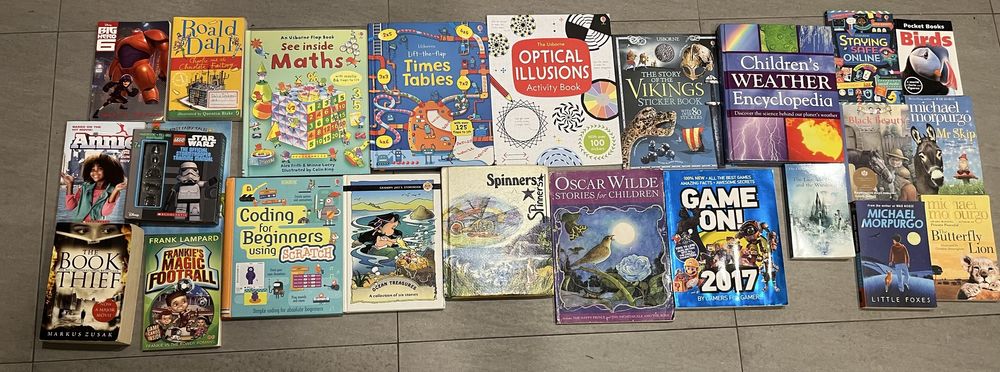 Carți pentru copii ani 8-14 (in engleza)