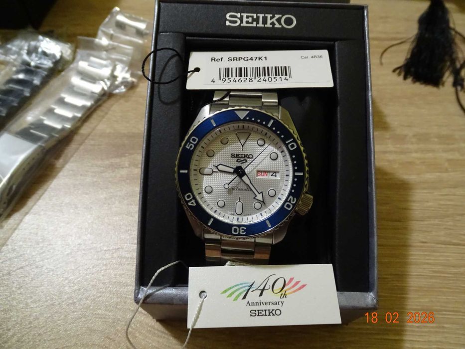 Часовник Seiko 5 Sport SRPG47K1 140th Anniversary Limited Edition