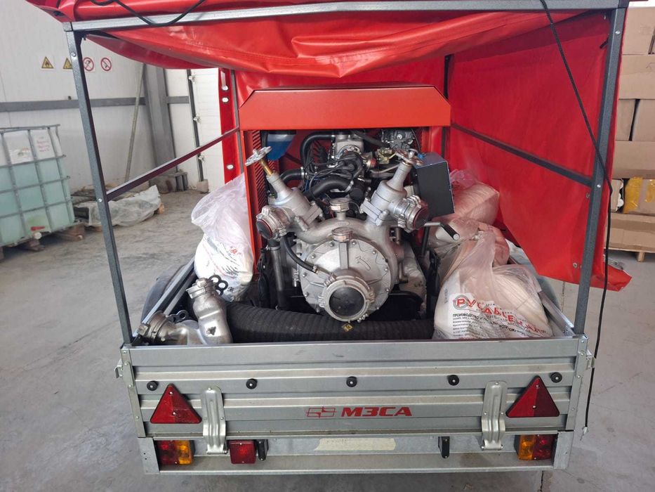 Мотопомпа на бензиновом двигателе