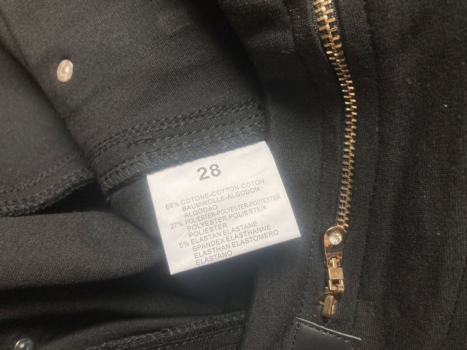 Pantaloni din bumbac cu banda lata în talie, mărimea S/M