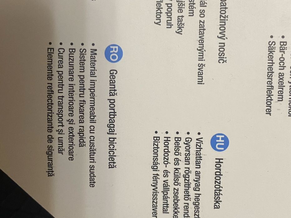 Geanta noua Cob bicicleta Fischer Terra plus