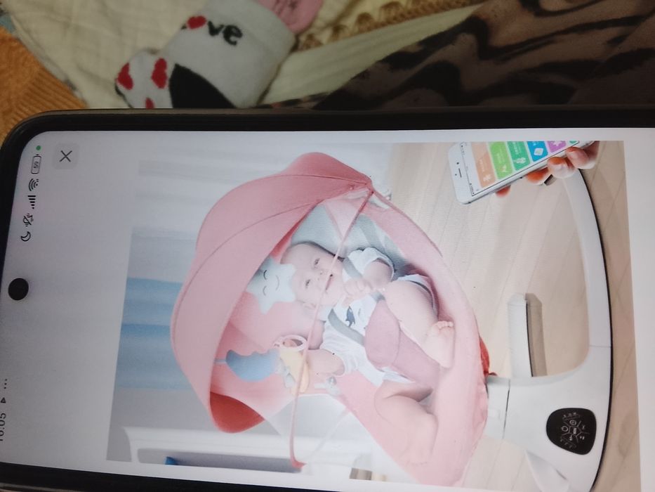 Детский электрический шезлонг