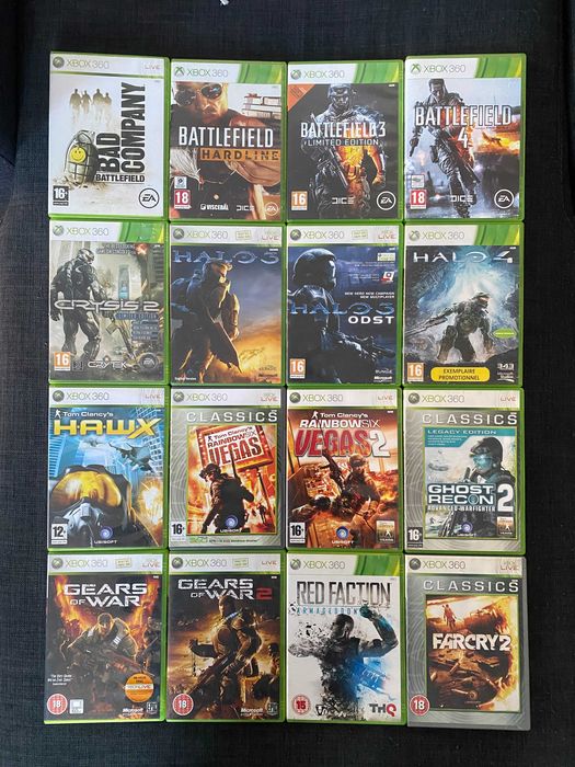 Игри за Xbox 360 – Battlefield, Halo, Gears of War, Tom Clancy