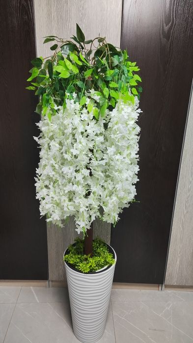 Suniy gullar  darxlar va kashpo