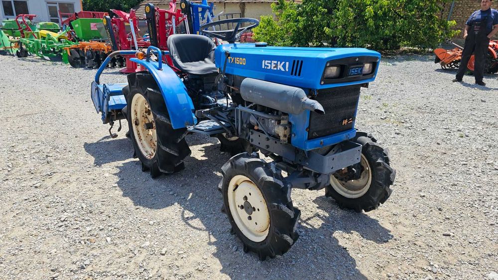 Японски трактор Iseki TX1500F с фреза, 4x4, 15 кс., АграБГ Джолев
