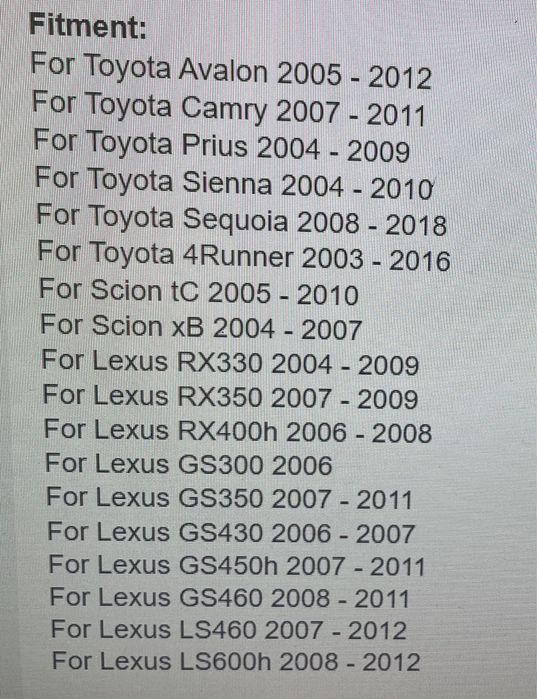 Гумичка за Бутон Багажник Тойота