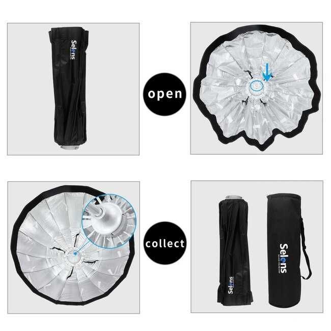 Параболический глубокий софтбокс octabox Selens 70 \90 \ 120 см