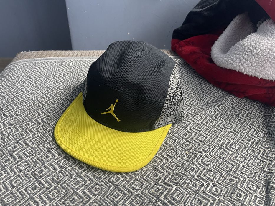 Шапка Nike Aor Jordan 5 Panel Elephant Print Retro Vintage Adidas NBA
