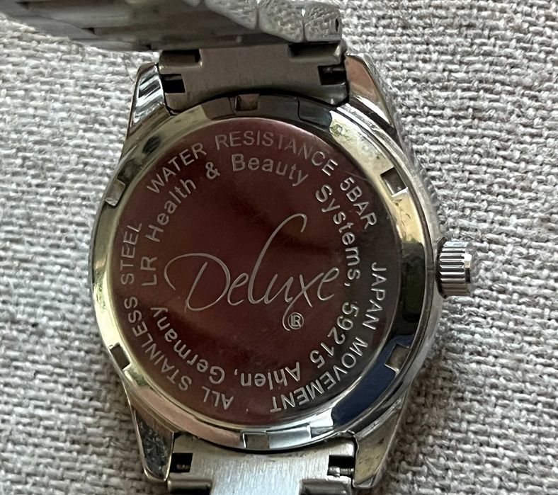 Ceas dama Deluxe LR Health Beauty otel inoxidabil Japan movement 5BAR