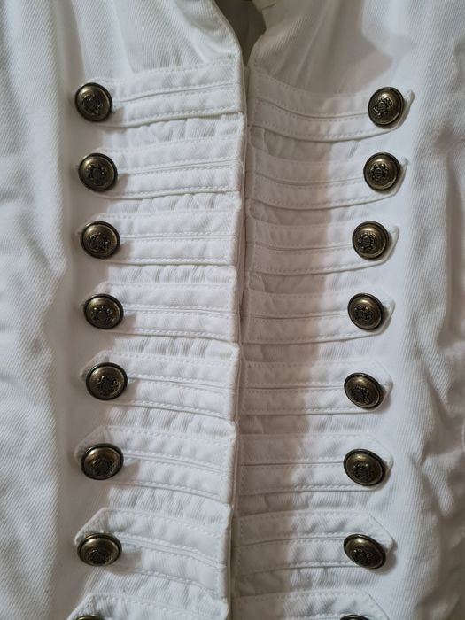 Пиджак женский белый. Гусарка.