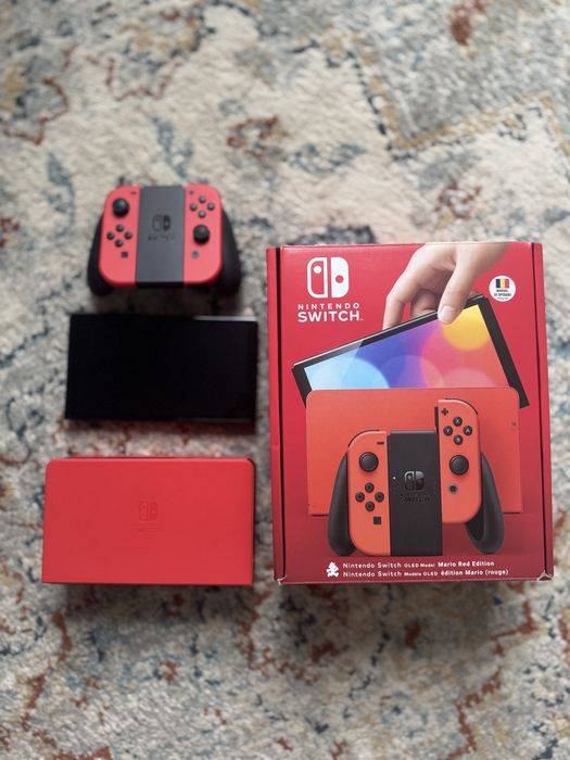 Nitendo switch Oled Mario Edition nou schimb/vand