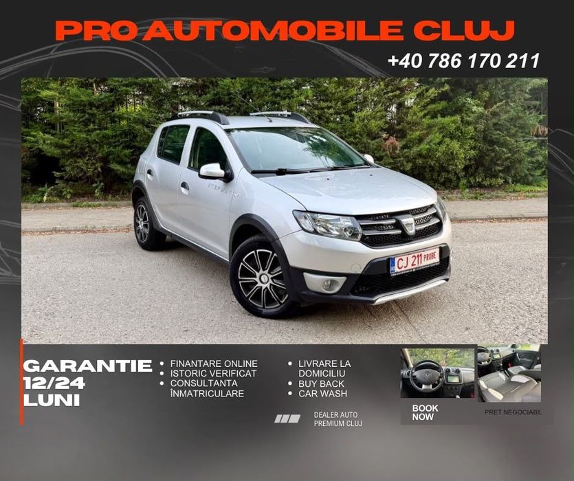 Dacia Sandero Stepway #Rate#Garantie#Numere Rosii#Transport Gratuit#Buy Back#